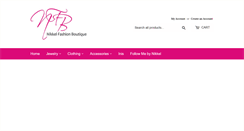Desktop Screenshot of nikkelfashionboutique.com
